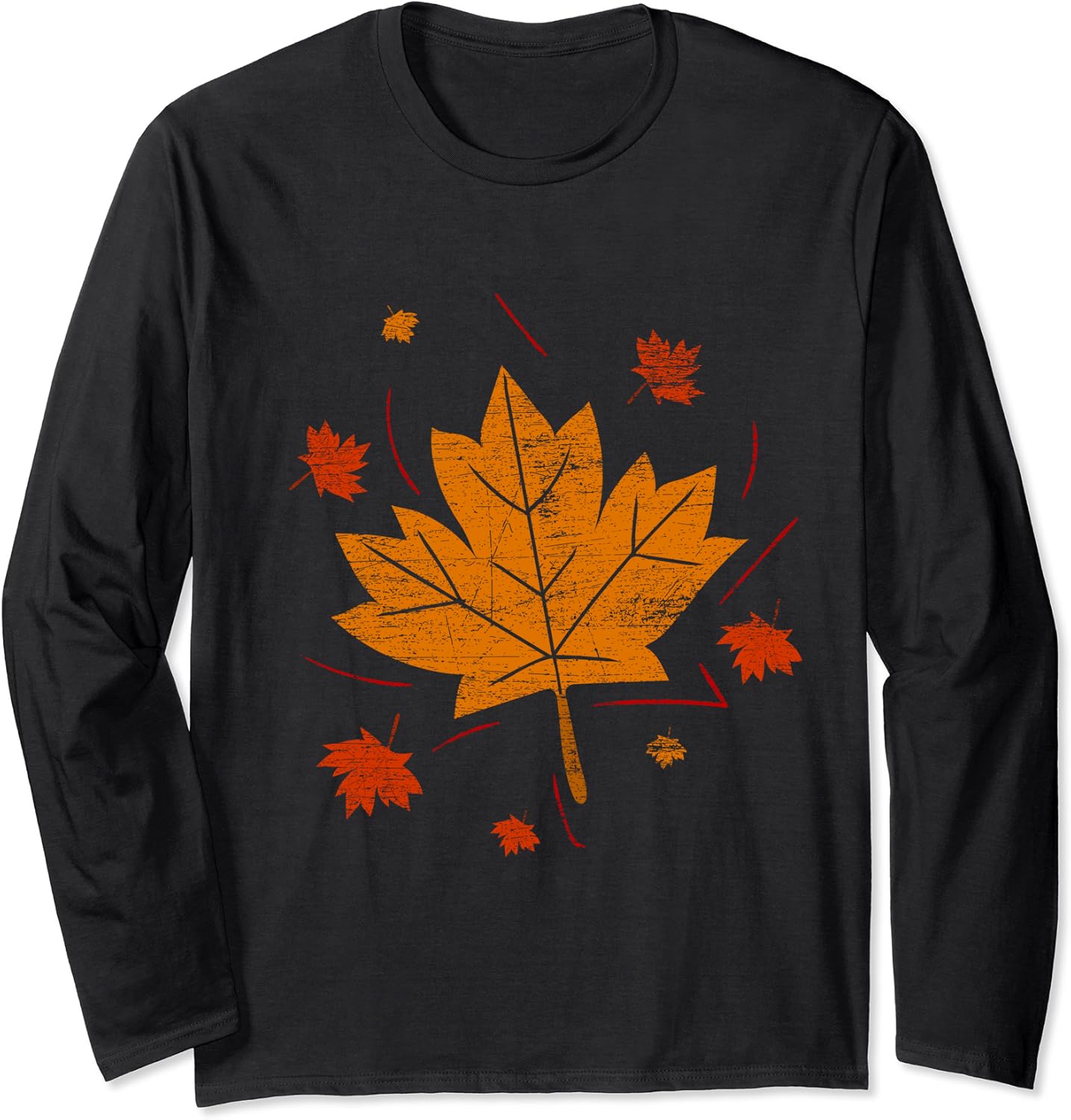 Maple Leaf Fall Canada Long Sleeve TShirt Clothing